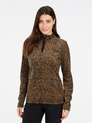 PRTFUZZY24 Leopard fleece