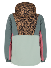 PRTAPEL Leopard anorak ski jacket