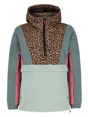 PRTAPEL Leopard anorak ski jacket