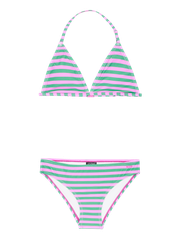 PRTMicky JR Gestreepte triangel bikini set