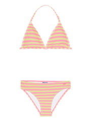 PRTMicky JR Gestreepte triangel bikini set