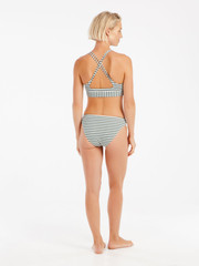 MIXSuperol Striped triangle bikini top