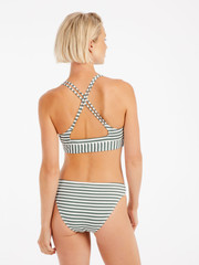 MIXSuperol Striped triangle bikini top