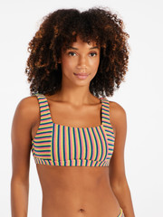 PRTTube Gestreepte bralette bikini set