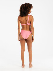 PRTBlum One shoulder bandeau bikini set