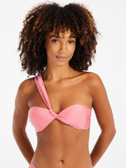 PRTBlum One shoulder bandeau bikini set