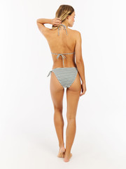 PRTEvans Gestreifter Triangel-Bikini-Set