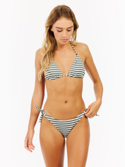 PRTEvans Gestreifter Triangel-Bikini-Set