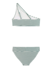 PRTGogo JR Gestreepte one shoulder bikini set