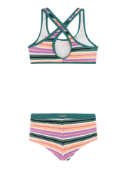 PRTNinja JR Striped bralette bikini set