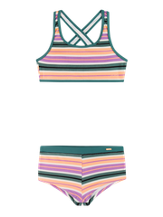 PRTNinja JR Striped bralette bikini set