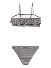 PRTStripes JR Gestreepte bandeau bikini set
