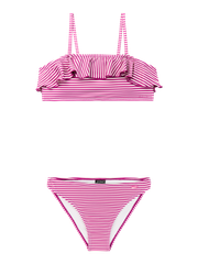 PRTStripes JR Gestreepte bandeau bikini set