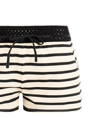 PRTFlowery Gestreepte korte broek