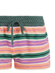 PRTFlowery Gestreepte korte broek