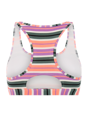 MIXEagers Striped surf bikini top