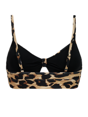MIXSyncs Leopard triangle bikini top