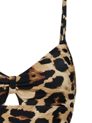 MIXSyncs Leopard triangle bikini top