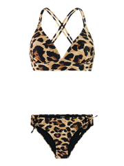 PRTShala Leopard triangle bikini set