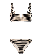 PRTBurst Gestreepte bralette bikini set