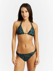 PRTDate Zebra triangle bikini set