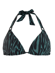 PRTDate Zebra triangle bikini set