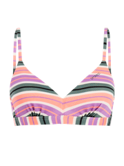MIXAdairau Striped underwire bikini top