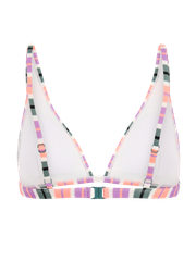MIXChub Striped triangle bikini top