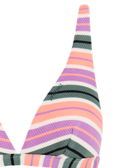 MIXChub Striped triangle bikini top