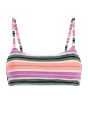 MIXElif Striped bralette bikini top