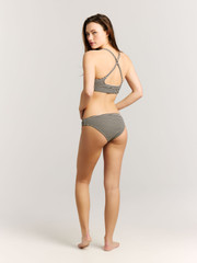 MIXSuperol Striped triangle bikini top