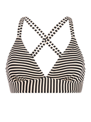 MIXSuperol Striped triangle bikini top