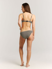 MIXAdairol Striped underwire bikini top