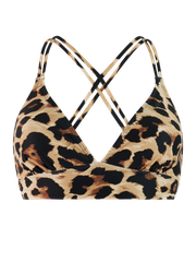 MIXSupers Leopard triangle bikini top