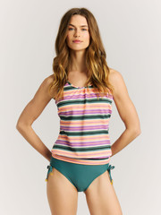 MIXZester Striped tankini top