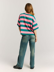 PRTZumbi Striped oversized t-shirt