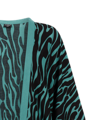 PRTFade Zebra beach kimono