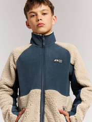 PRTLuc JR Teddy fleece zip up