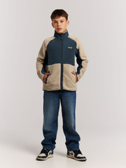 PRTLuc JR Teddy fleece zip up