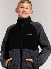 PRTLuc JR Teddy fleece zip up