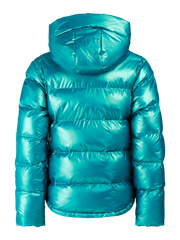 PRTNicole JR Metallic puffer ski jacket