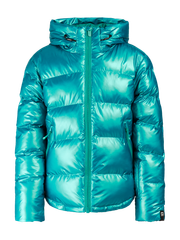 PRTNicole JR Metallic puffer ski jacket