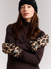 PRTSabia Leopard ski mittens