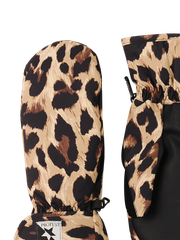 PRTSabia Leopard ski mittens