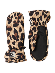 PRTSabia Leopard ski mittens