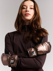 PRTSelect Metallic ski mittens