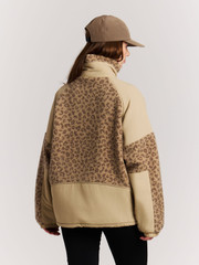 PRTElisan Leopard teddy outdoor jacket