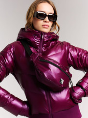 PRTJolan Metallic puffer ski jacket