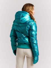 PRTJolan Metallic puffer ski jacket