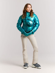 PRTJolan Metallic puffer ski jacket